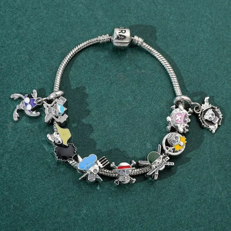 

New One Piece Monkey D. Luffy DIY Bracelet Anime Fashion Cartoon Accessories Children’s Trendy Toys Teenagers Holiday Gifts