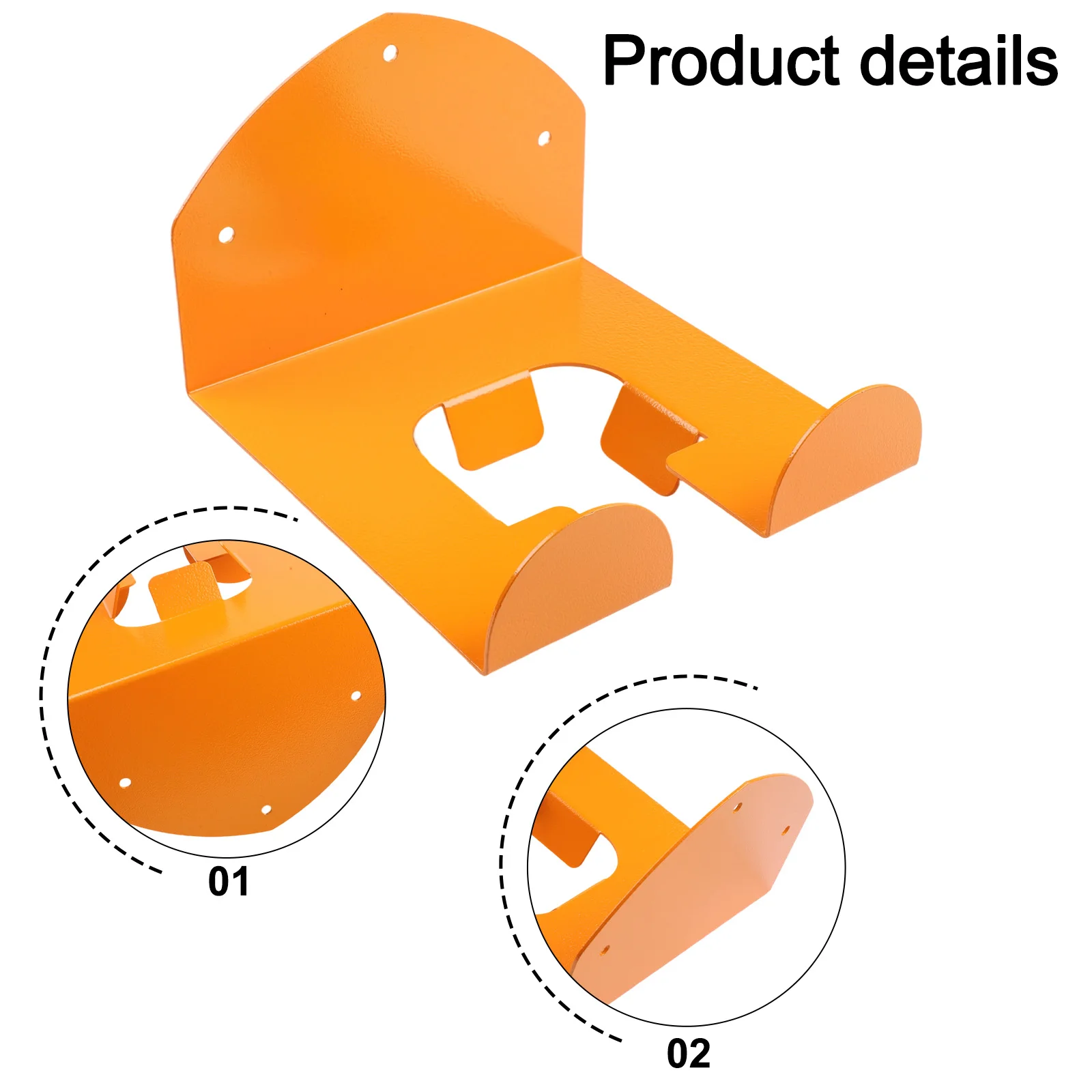 

Heavy-Duty Hanger Trimmer Rack Power Tool Organizer Space Saving Tool Rack Wall Mounted Hanger For Hedge Trimmer