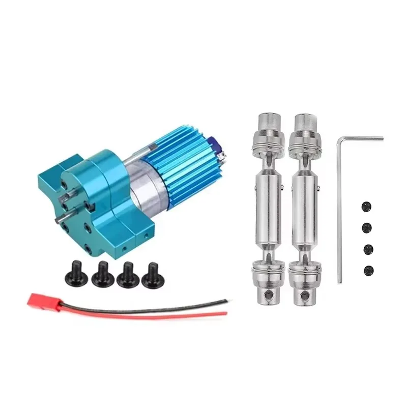 

Popu для цельнометаллической коробки передач с металлическими зубьями 370-Gearmotors Военные полугрузовики Пикапы Приводные валы WPL MN