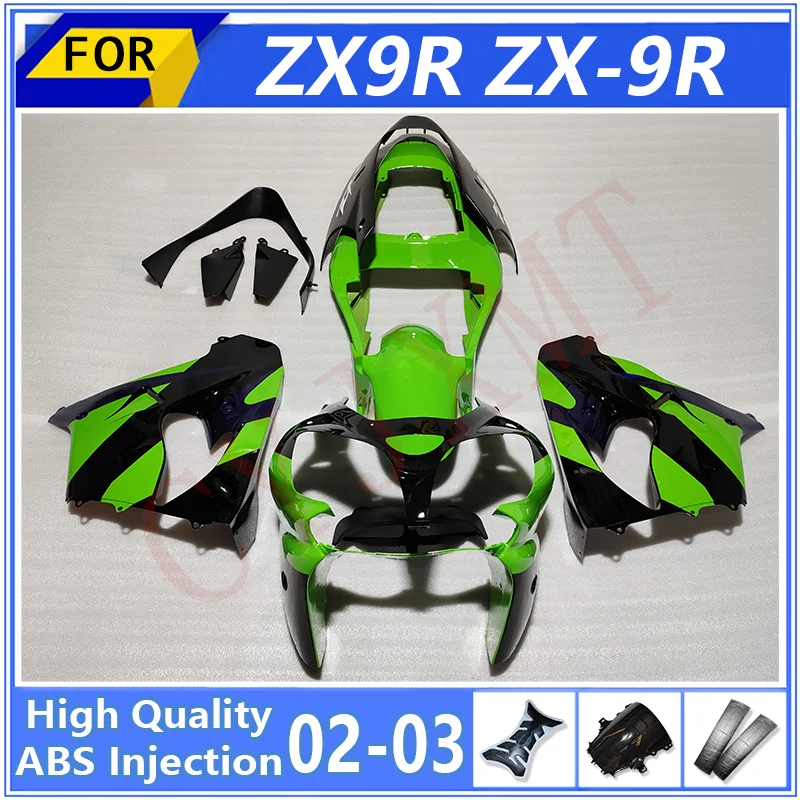 Motorcycle Bodywork Fairing Kit for Kawasaki ZX9R ZX900 2002 2003 Customize Fairings fit ZX-9R 900 02 03 Bodyframe Plastic Cover