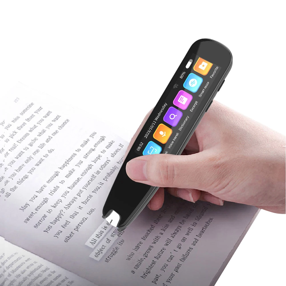 

S6 Pro Smart Voice Translator Pen Rechargeable Multifunction Dictionary Pen Business Dictionary Pen for Multilingual Translation