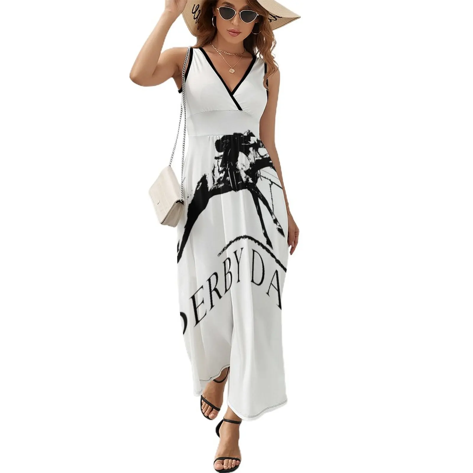 

Derby DayRace Horse Sleeveless Dress women clothes women's summer dress 2023 dresses ladies 2023 summer