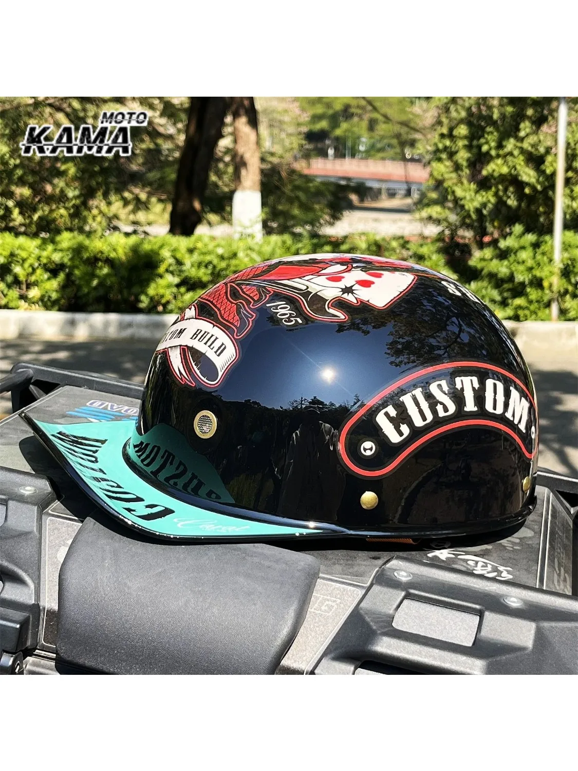 AliExpress TLXT Hot Motorcycle Helmet MTB Bike Unisex Cycling Safety Protector Half Face Type Retro Motorbike Accessories Motorsiklet Kask