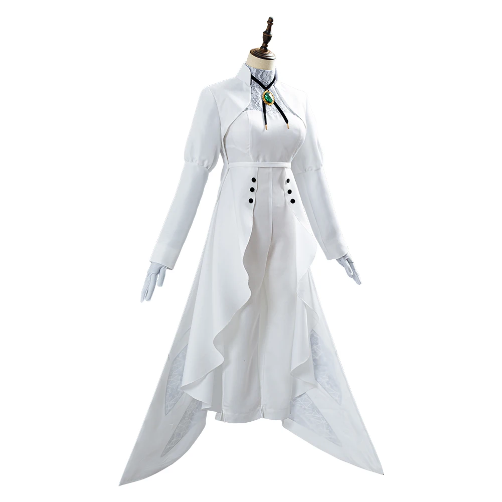 Anime Violet Evergarden Cosplay Eternity and the Auto Memories Doll Cosplay Costume Outfit Halloween Carnival White French Dress