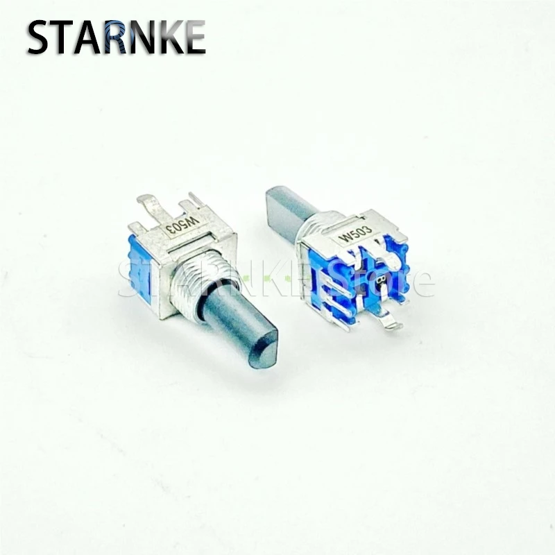 5 шт. RK09 вертикальный одиночный W50K W503 с микшером с центральным позиционированием, эффектор усиления, потенциометр громкости D, длина вала 16 мм, 3-контактный