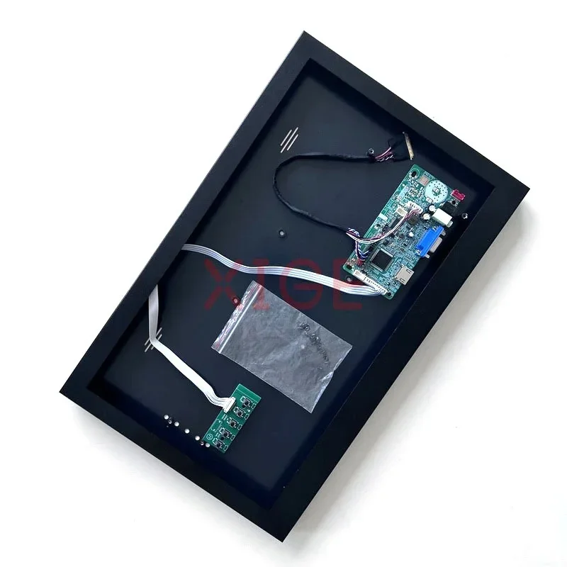 

For LT133EE09100/LT133EE10000 Driver Board+Metal Case Modify Kit 13.3" 1366*768 Portable Display LVDS 40 Pin HDMI-Compatible VGA