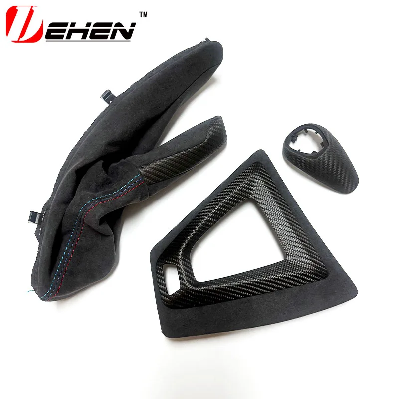 Real Dry Wet Carbon for BMW M2 F87 M2C  Alcantar Real Carbon Fiber Interior Parts Dashboard Decorative Cover 2014-2021