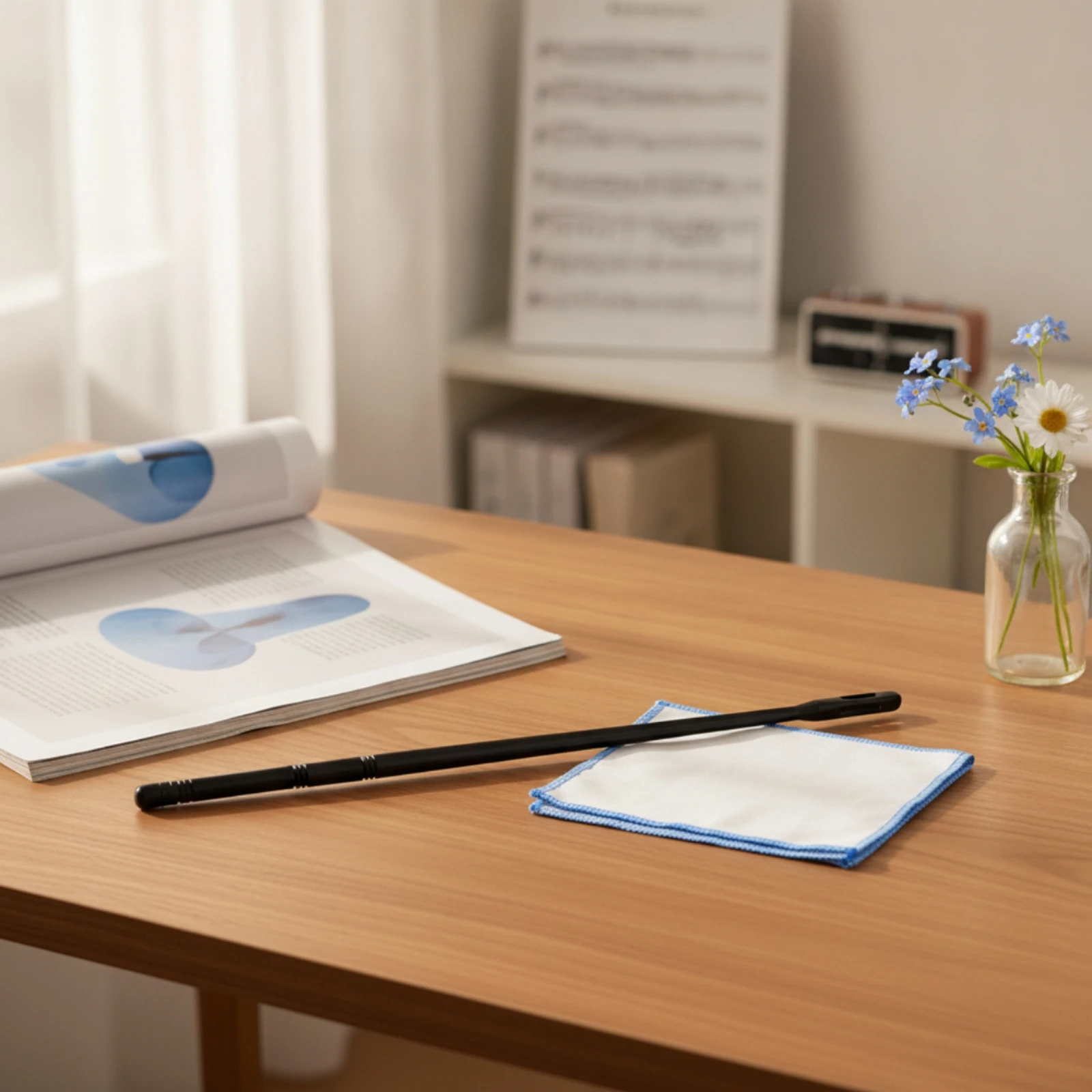 Fluitreinigingsstaaf met doek, - Musical Instrument Flute recensie en prijs