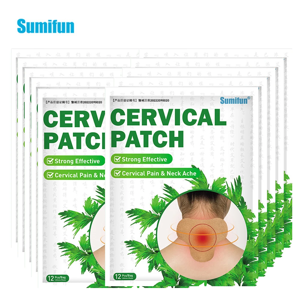 

12/24/48/72/120pcs Wormwood Neck Patch Fast Relieve Cervical Shoulder Sticker Rheumatoid Arthritis Muscle Pain Relief Plaster