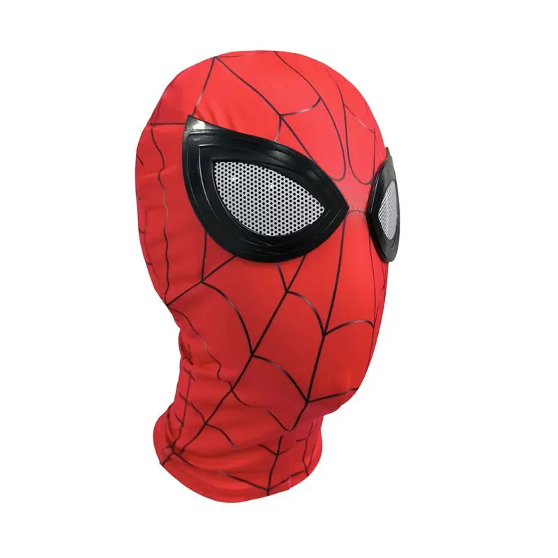 MINISO Iron Man Spiderman 3D Mask for Adult Men Superhero Cospaly Miles Morales Gwen Mask Halloween Costume Props Headgear