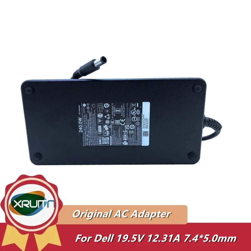 

Genuine 240W HA240PM190 19.5V 12.3A 12.31A Laptop AC Adapter For Dell Power Supply LA240PM160 GA240PE1-00 J211H J938H PA9E PA-9E