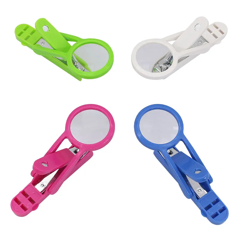 Tagliaunghie portatile con lente d'ingrandimento lente d'ingrandimento taglierina per unghie per strumento per Pedicure per Manicure