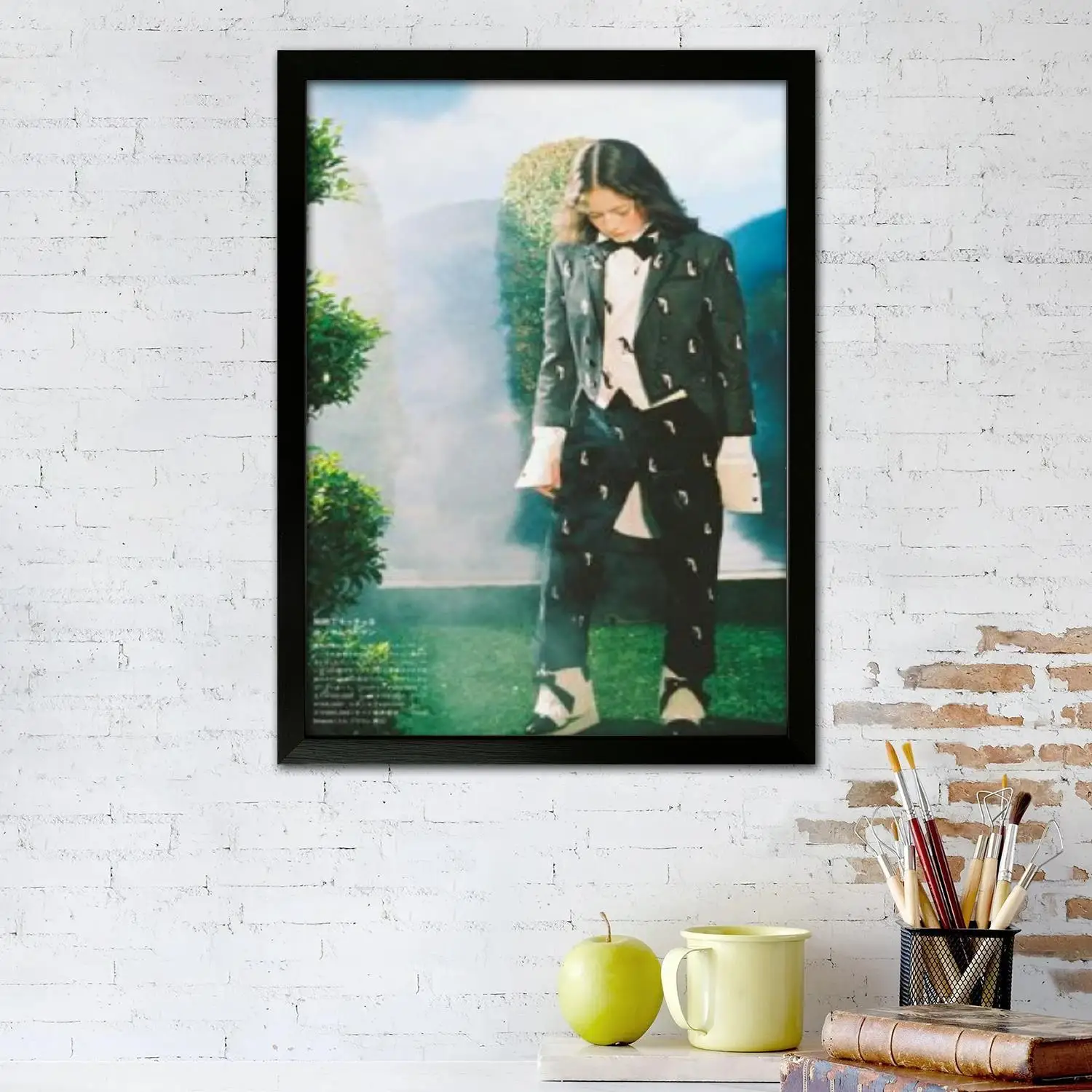 ملصق فني قماشي نادر من Mackenzie Foy وفن جداري، طباعة صور، عائلة حديثة، ديكور غرفة النوم، ملصقات، لوحة زخرفية #2