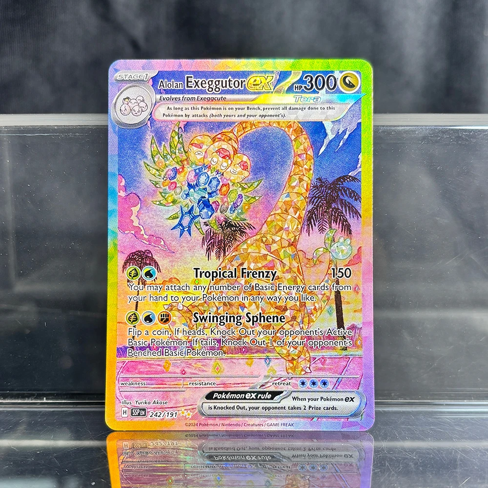 Holographic Game Trading Collection PTCG Proxy Cards Charizard Pikachu Mew EX Singl PKM Folienkarten Gengar VMAX Skyridge (SK)