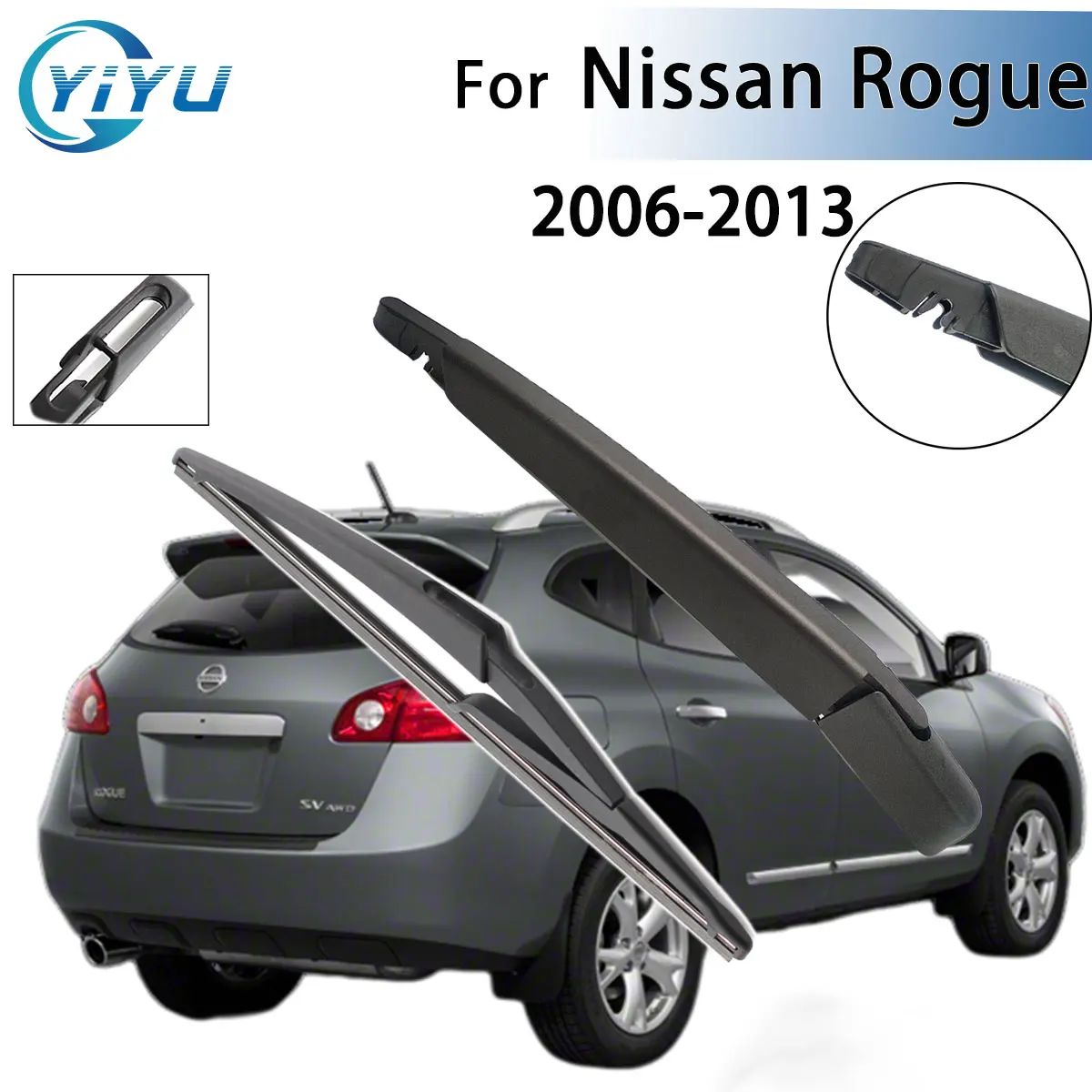 

1/2 шт. автомобильный рычаг заднего стеклоочистителя, щетка стеклоочистителя для Nissan Rogue 2006-2013, автомобильные аксессуары, аксессуары