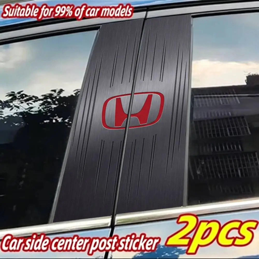 FOR HONDA Car Sticker Auto B-pillar Center Column Decor Cover Scratches Waterproof Sunscreen Vinyl Decals Accessories