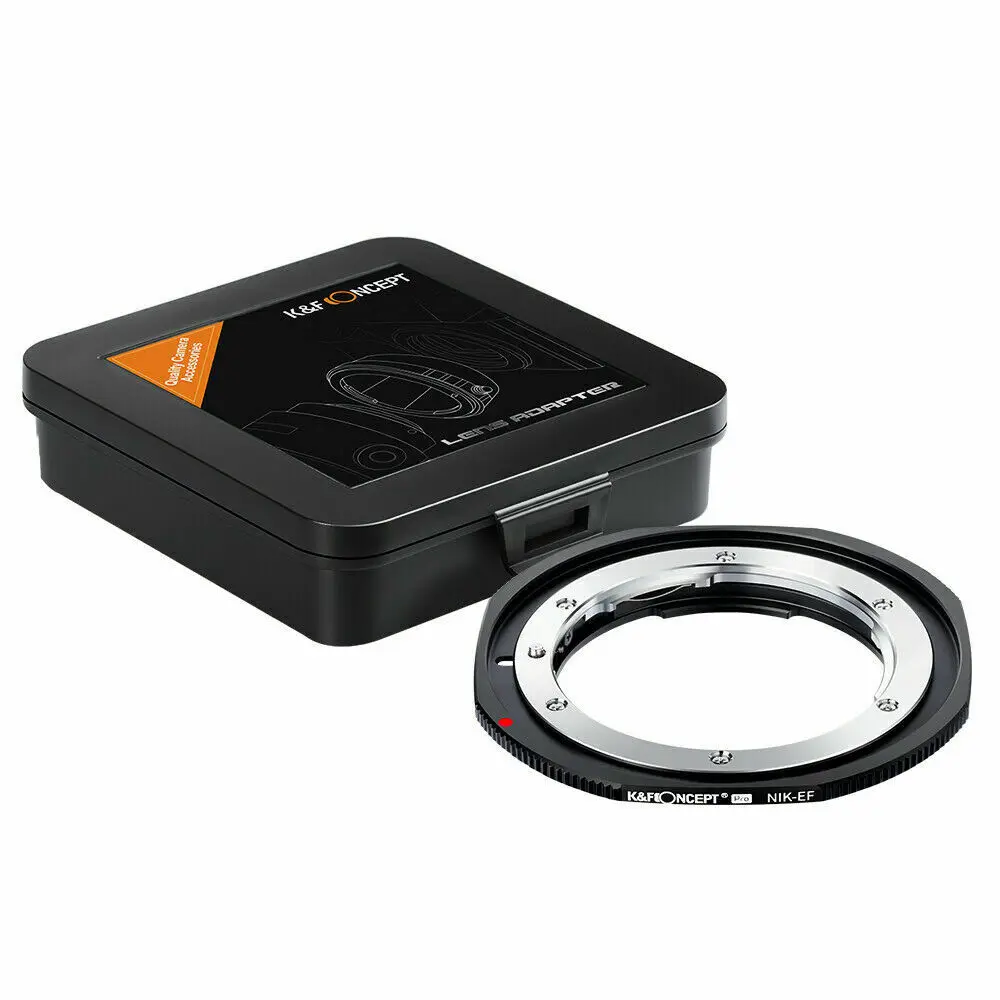 K & fの概念NIK-EFアダプタープロ、Nikon、f、d、ai、air、Uncron eosにレンズ、リーフマウントカメラ、5d2、5d3、60d、5d4、80d
