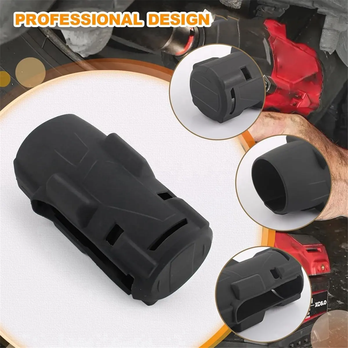 

(PQWN) 2 шт. защитные чехлы 49-16-2967 для ударного гайковерта M18 Fuel 1/2 дюйма, защитные чехлы 2967-20 для Milwaukee M18