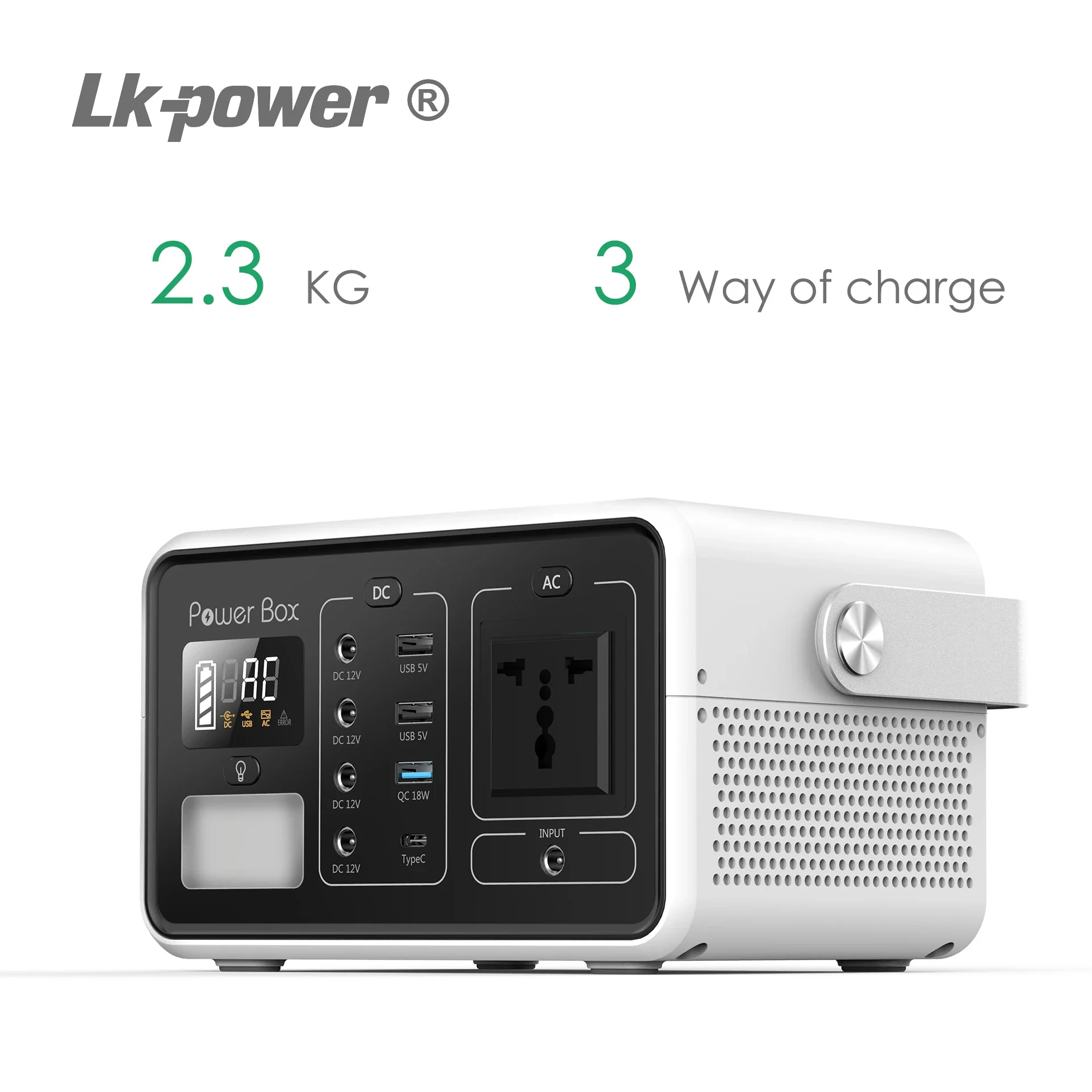 60000mAH Portable Solar Power Generator with Lithium Battery