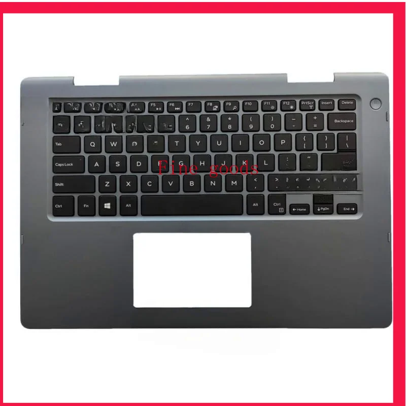 New Palmrest Upper Case Keyboard Gray For Dell Inspiron 14 5481 0XHYYJ   US