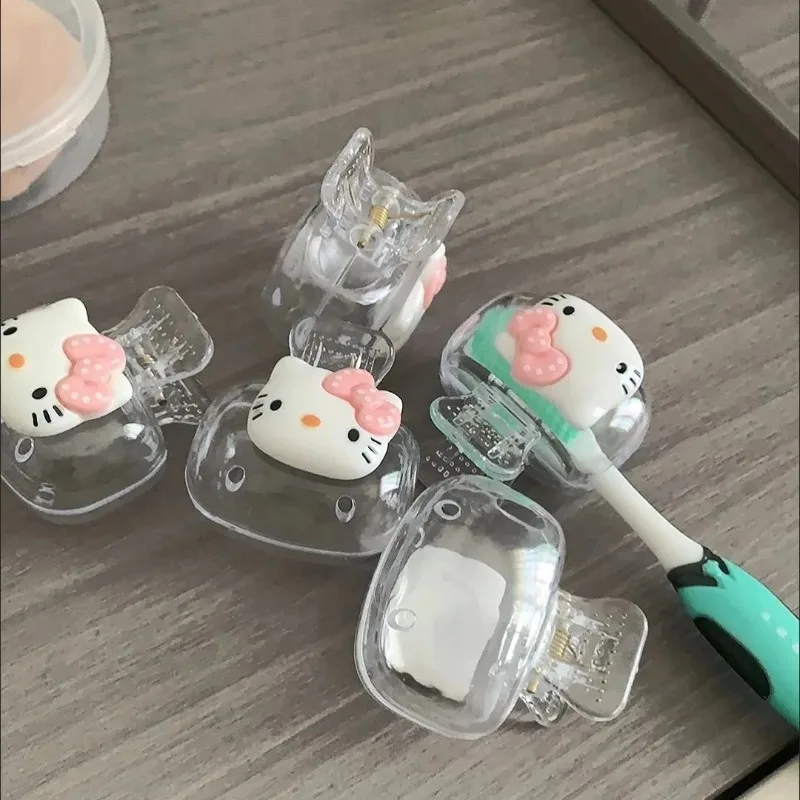 

Hello Kitty Toothbrush Dust Cover Convenient Storage Box Originality Fashion Cute Practical Toothbrush Protective Case
