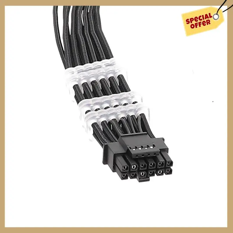 Kinerja Stabil-PCIE 3X8pin Ke 12 + 4PIN Kabel Catu Daya PCIE 12 + 4Pin PSU Kabel Modular untuk Corsair Thermaltake ARESGAME Mod