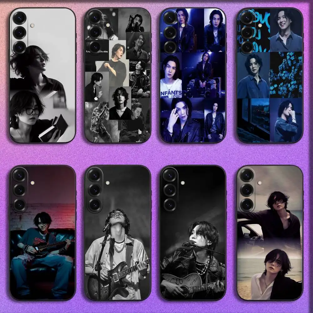 Singer A-Agust D M-Min Yoongi Phone Case For Samsung S25,S24,S21,S22,S23,S30,Ultra,S20,Plus,Fe,Lite,5G Black Cover