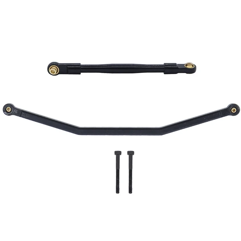 Metal Steering Rod Servo Link Rod for AXIAL RBX10 Ryft 1/10 RC Crawler Car Upgrade Parts Accessories,Black