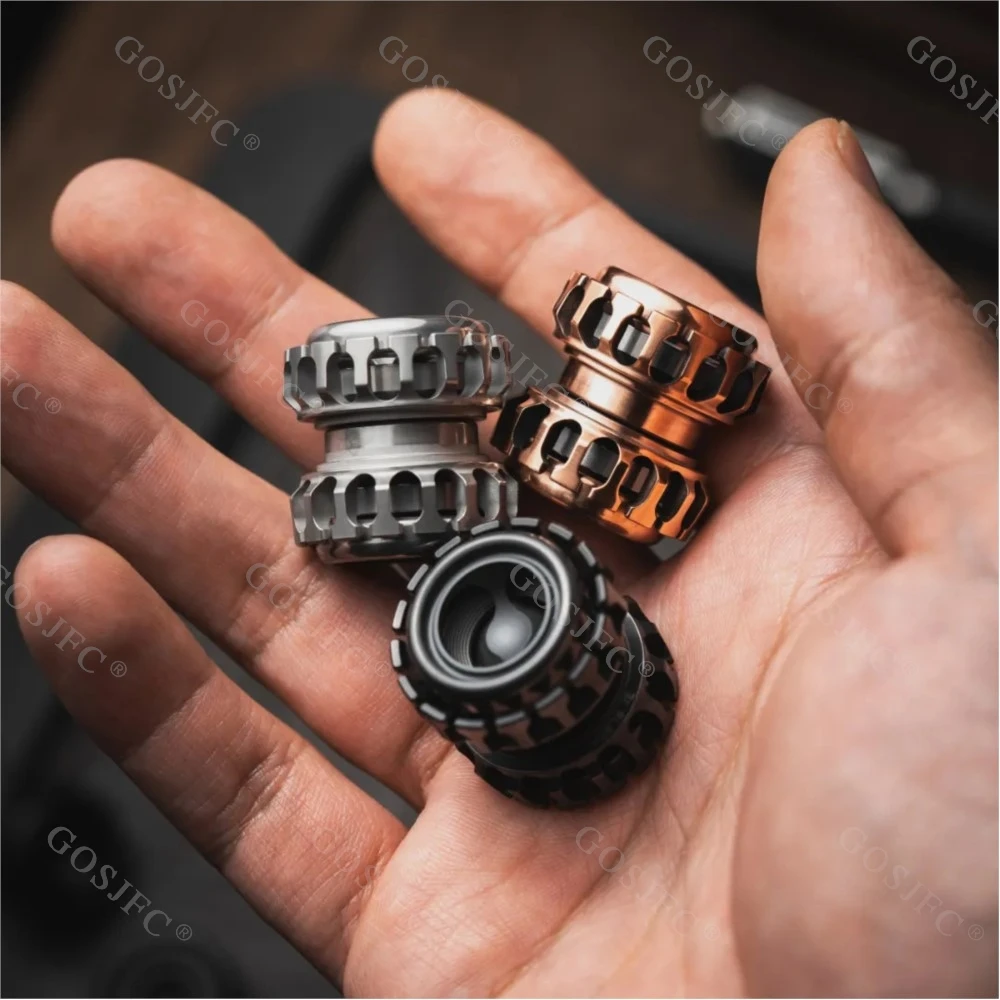 LAUTIE Noiz-O Fidget Spinner Noiz Series Family Armor Shell × ปุ่มรูปมงกุฎ × โครงสร้างเชื่อมต่อ Fidget Spinner