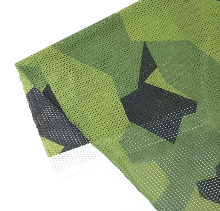 Swedish Geometric Camouflage Fabric Summer Mesh Quick dry For T shirt 200*150cm Outdoor M90