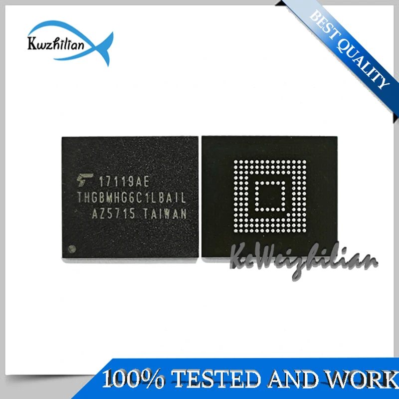 THGBMHG6C1LBAIL  THGBM5G6A2JBAIT  8GB  EMMC  153FBGA  New original and Second hand Tested OK  Memory chips  Flash Hard disk IC