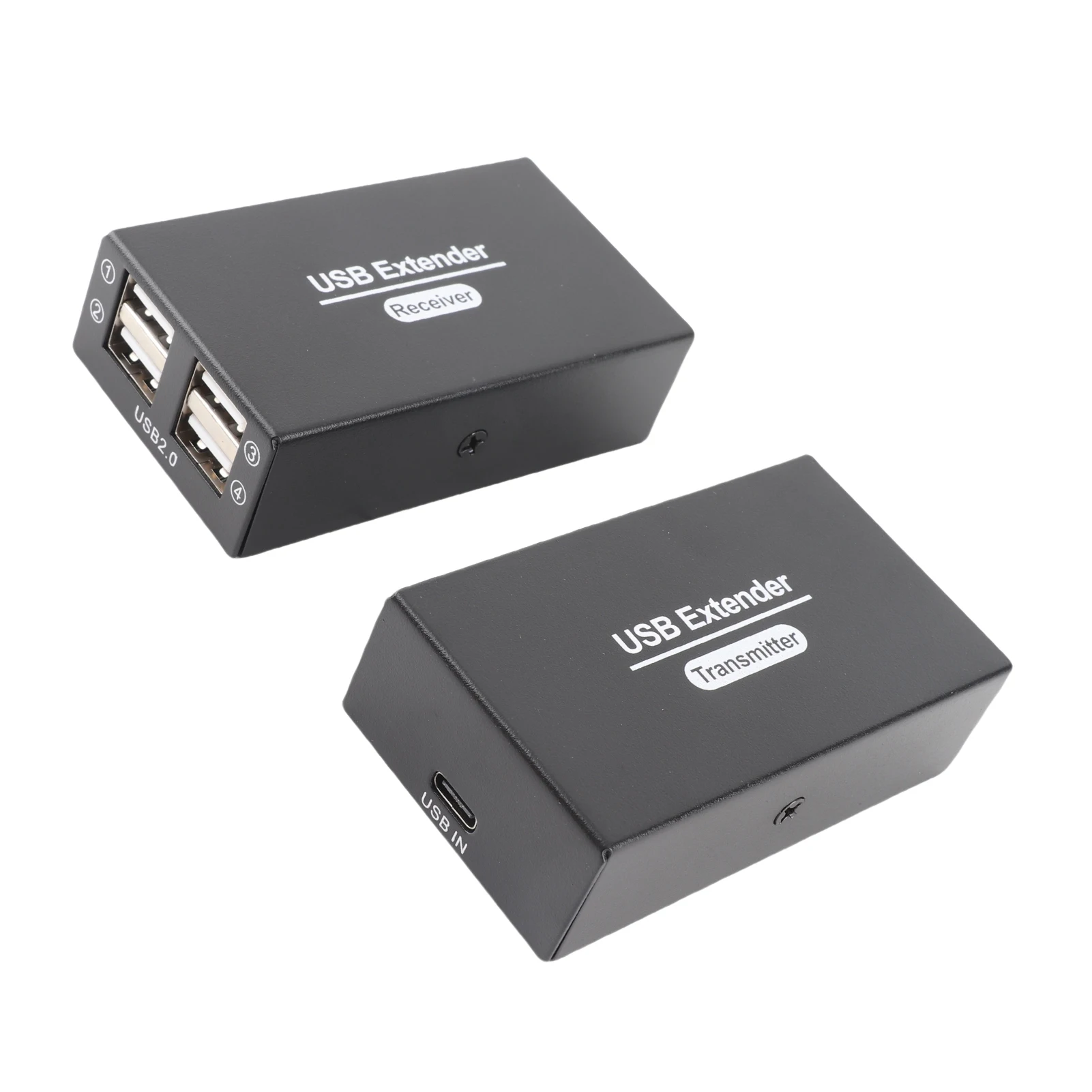 USB Extender 262ft Over Single Ethernet Cat5e 6 7 USB RJ45 LAN Extender with 4 USB 2.0 Hub for OS X for Android
