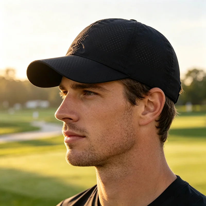Breathable Quick Dry Baseball Cap Sports Running Running Golf Cap Women Hat  Adjustable Back Strap Gorras Hombre Hats for Men
