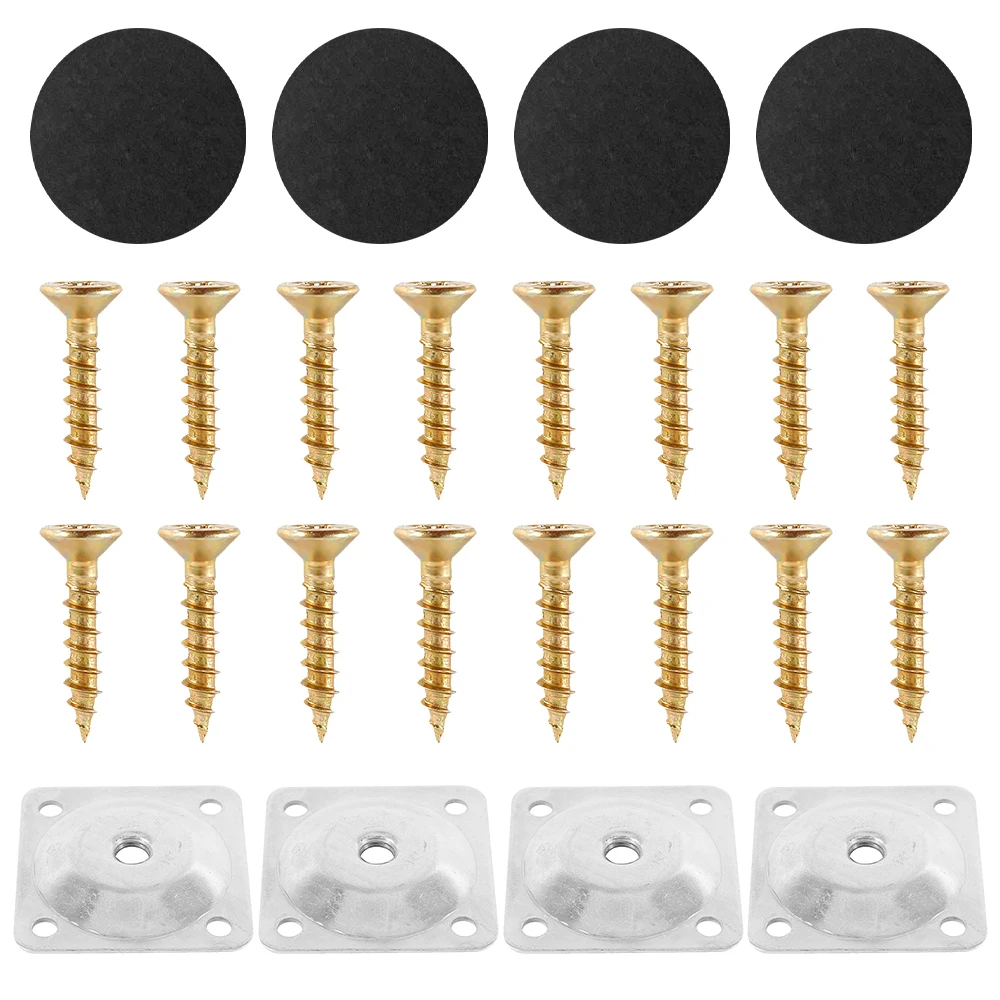 4Pcs 8/15/20/25cm Solid Wood Furniture Feets Oblique/Straight Table Furniture Leg Non-slip Chair Feet Replacement Feet Sloping