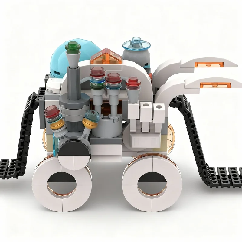 197 piezas MOC Barrel Organ Creator 3 en 1, Bloques de Construcción de Modelos, Juguete de Construcción, Regalos de Navidad, Idea Creativa DIY, Educación, Ensamblaje
