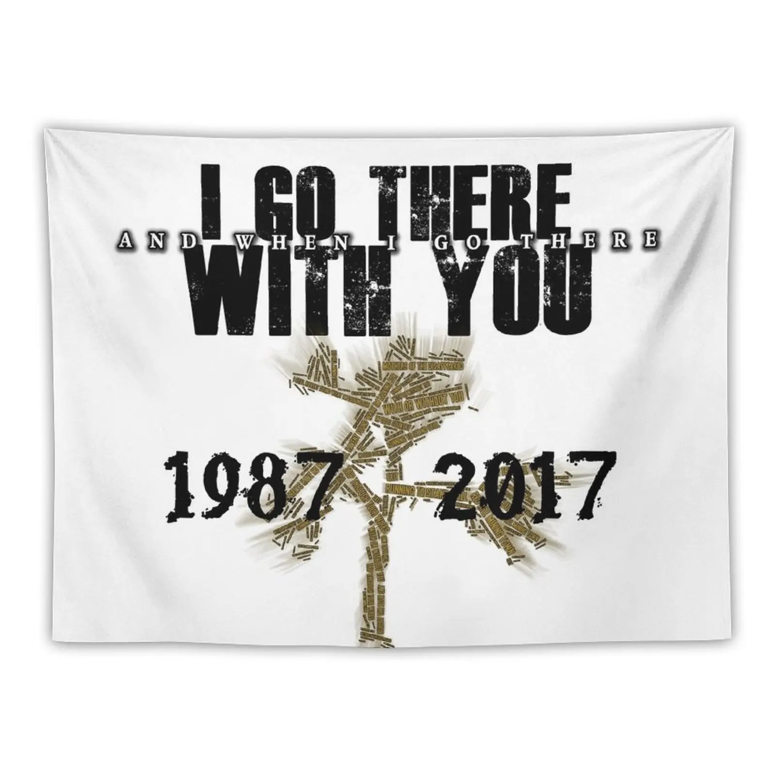 

New u2 the joshua tree 2017 Tapestry Custom Tapestry Tapete For The Wall Bedroom Decor Aesthetic Wall Decoration