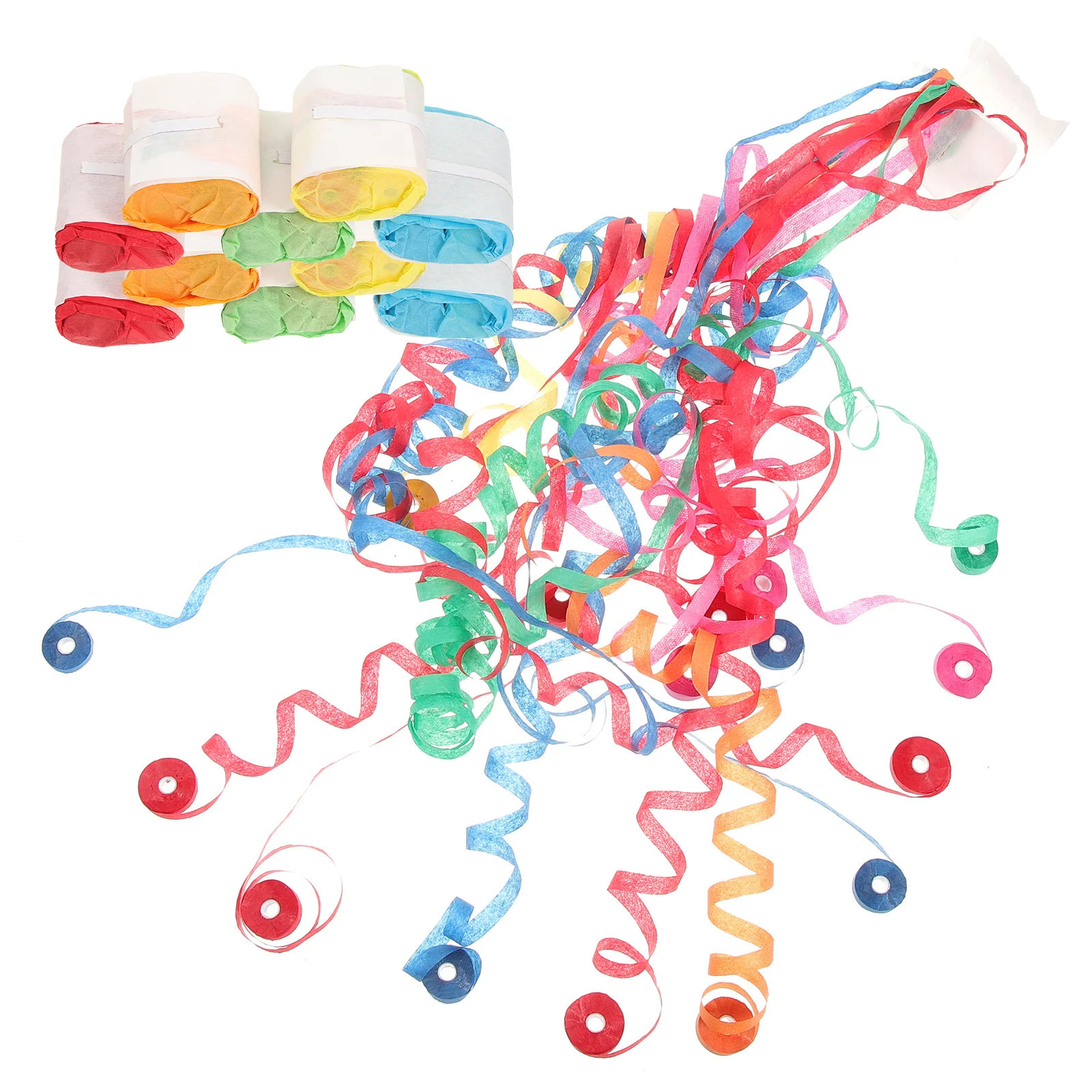 

10Pcs Colorful Props Lightweight Party Paper Streamers for Hand Throw Celebration Wedding Birthday Decor