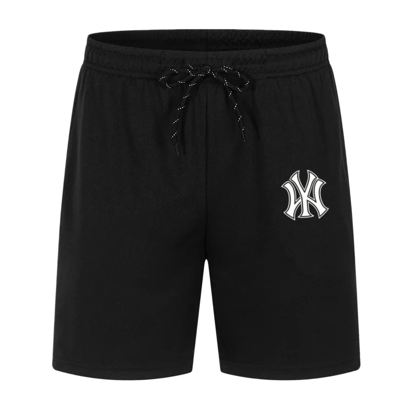 Men's Plus Size Knit Shorts - Elastic Drawstring Waist Casual Summer Shorts, Breathable Lightweight Fabric