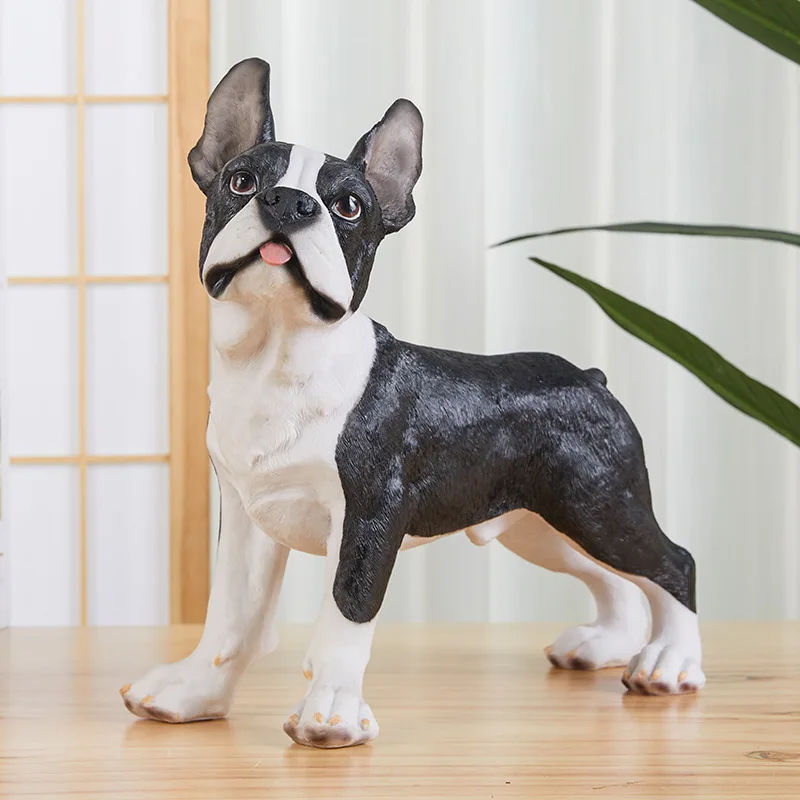 

1pc Realistic Animal Figure DogToys Retriever,Shepherd,Saint Bernard,Bull Terrier Dog Model Figurine for Christmas Birthday Gift