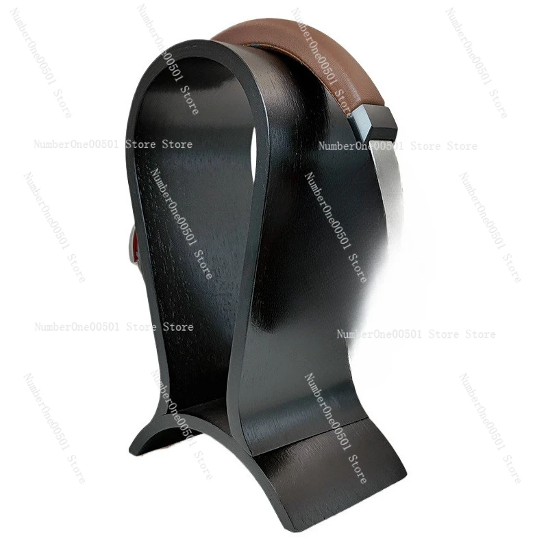 

Wooden Headphone Stand for Desk Display Holder Over Ear Headset Hanger with Base Storage Rack