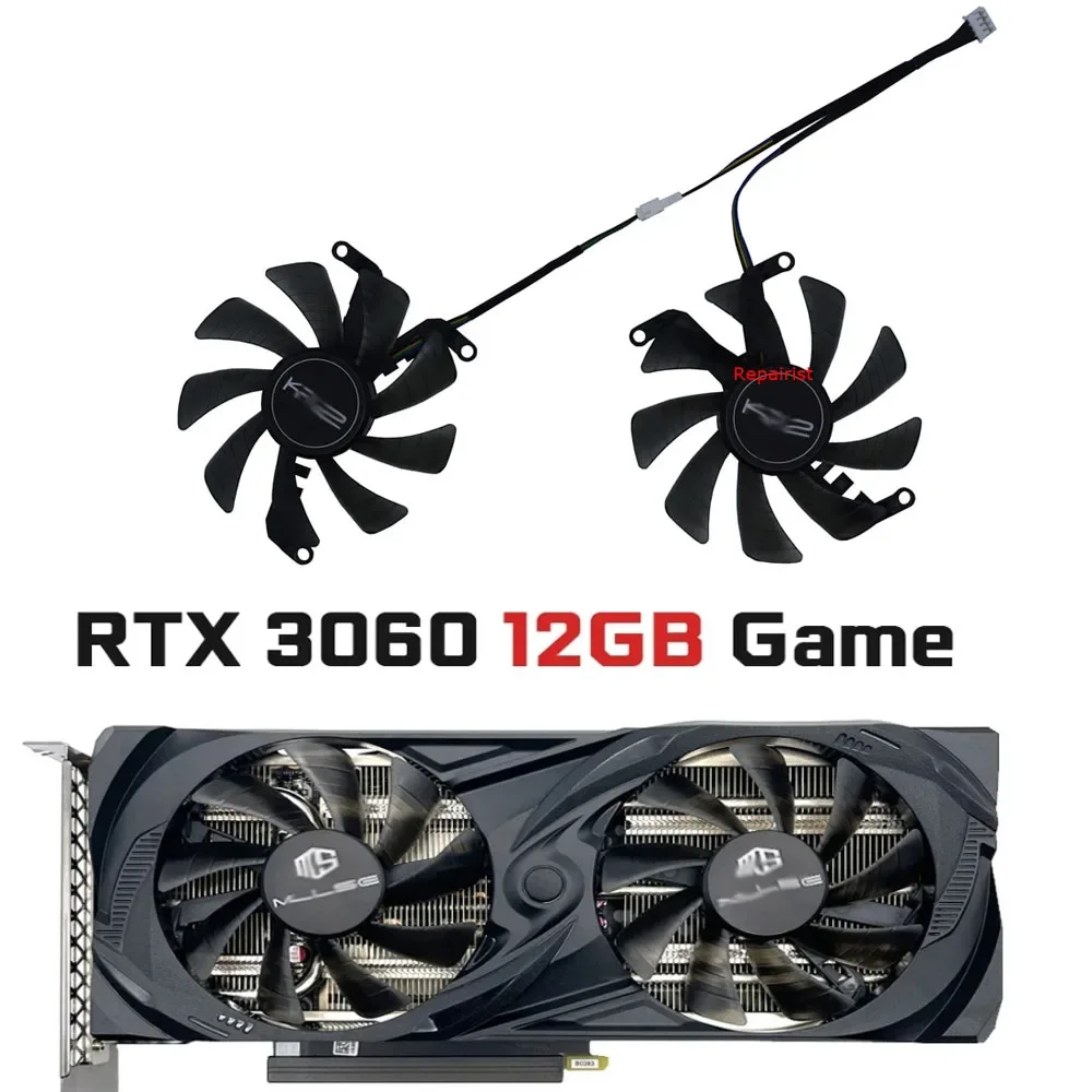 

2Pcs/Set,T129215SU,VGA Cooler,Video Cards Fan,For MLLSE RTX 3060 12GB,MLLSE RTX2060 SUPER 8G,Replace FY09015M12LPA