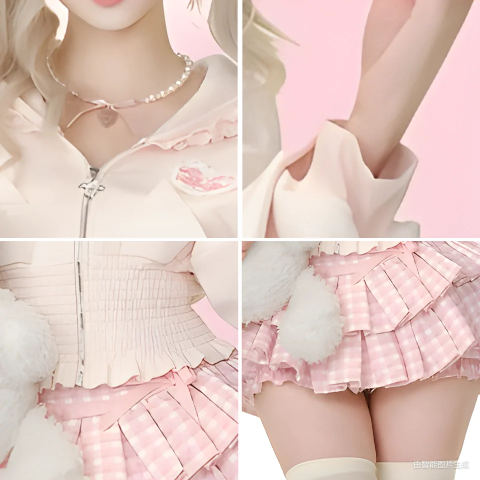 Japanese Y2k Sweet Elegant 2 P - Winter Clothing Factory Outlet 评论和价格