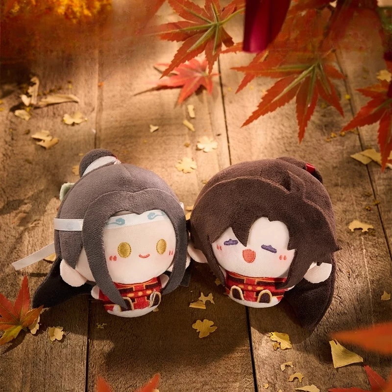 

8 см аниме MDZS Mo Dao Zu Shi Kawaii косплей хлопковая кукла брелок Wei WuXian Lan WangJi мини-подвеска пушистая игрушка фигурки фанаты подарок