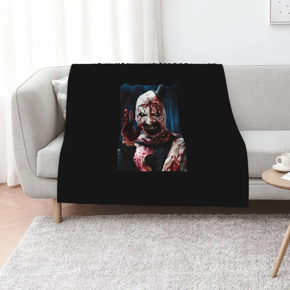 The Clown Drawing Art Throw Blanket Bed Fashionable Sleeping Bag Polar Flannels for babies Thin Blankets