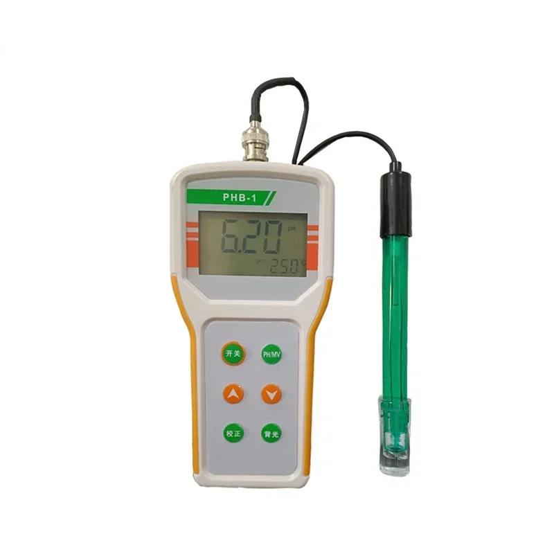 

PHB-1 Portable PH Meter Handheld Laboratory Acidometer 0.01 High Precision Acid-Base Tester