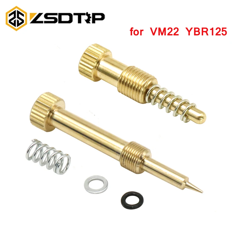 ZSDTRP Carburetor Air Mixing Screw Idle Speed Adjusting Screw for Mikuni VM22 Carb Yamaha YBR 125 ATV