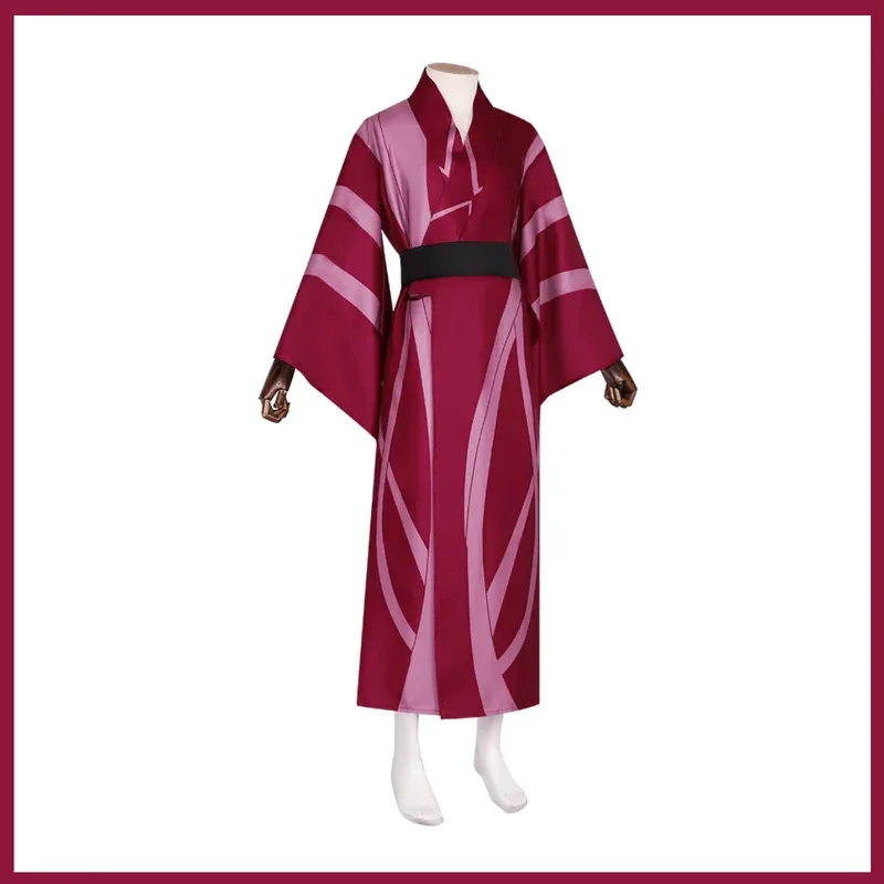 أزياء أنيمي شينازوجاوا سانيمي التأثيرية رداء حمام كيمونو أحمر ياباني رداء شعر مستعار للبالغين رجل وامرأة بدلة الهالوين والكريسماس if;3