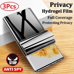3Pcs Privacy Hydrogel Film For Motorola G04S G04 G24 Power G Power 5G Play 2024 For Moto G 5G 2024 Screen Protector