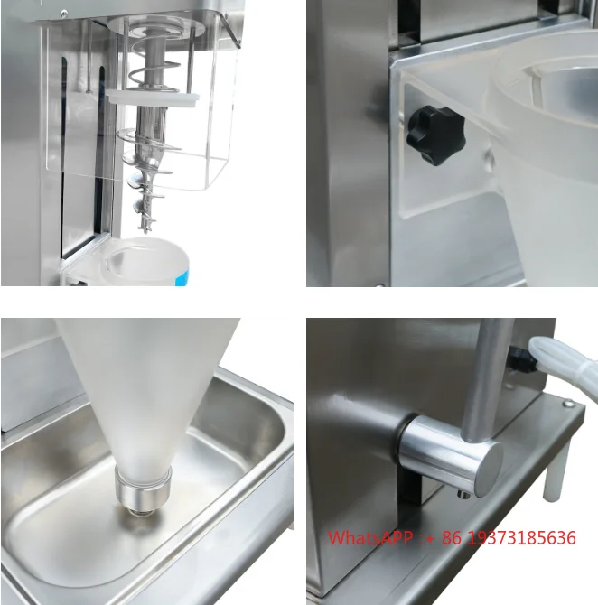 Neueste Swirl Fruits Ice Cream Machine Swirl Frozen Yogurt Ice Cream Mixer Machine Real Fruit Swirl Ice Cream Blender