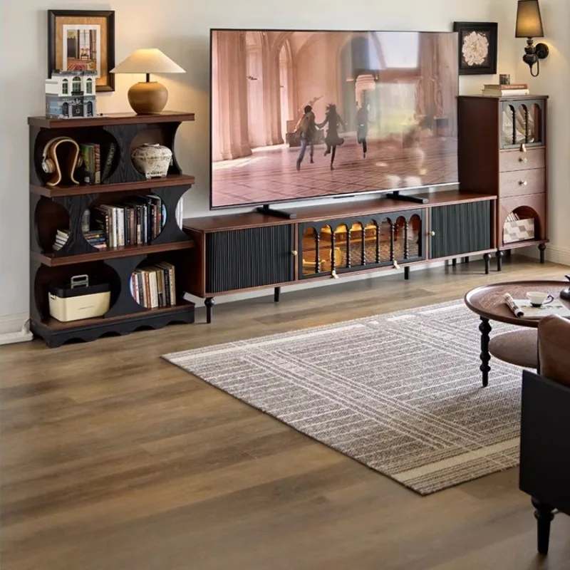 Organizer Storage Tv Stands Living Room Mobile Modern Display Luxury Drawers Tv Table Wood Archivadores Chinese Style Furniture
